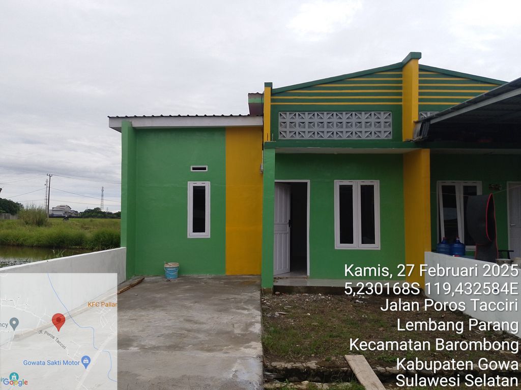 foto tampak rumah tipe 36 perumahan D'LEO-NA RESIDENCE TAHAP 2