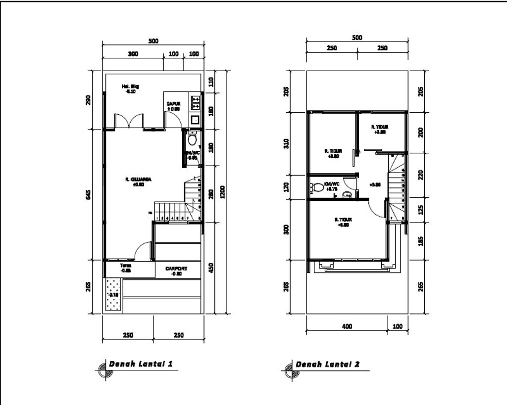 foto denah rumah tipe 63 New Compact HC Classic (3KT) (704) perumahan G-Land Arcadia Buahbatu