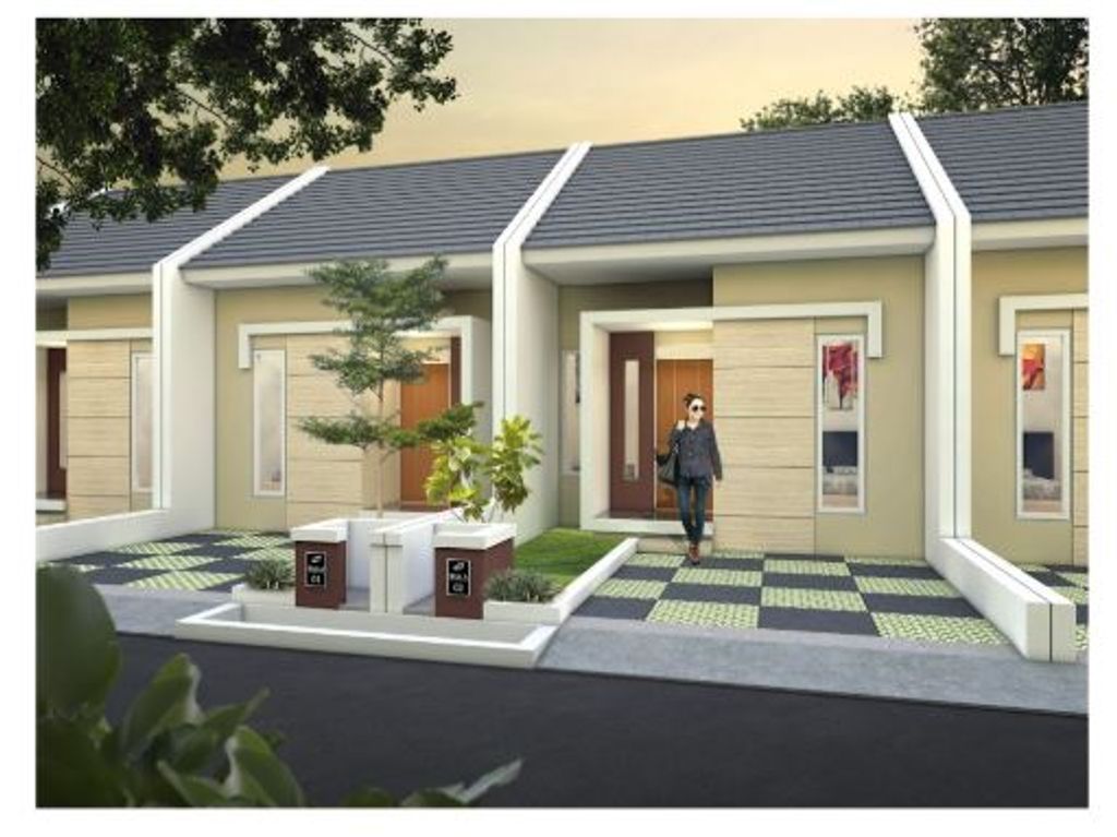 foto tampak rumah tipe nonsubsidi perumahan Stain residence tanjungsari 3