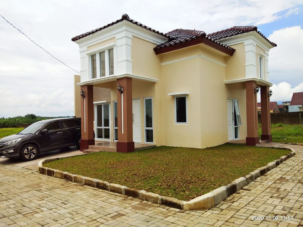 foto tampak rumah tipe 63 HOOK perumahan SUNAN REGENCY