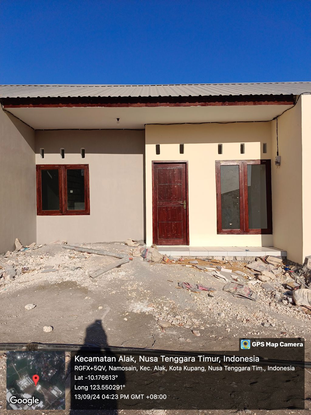 foto tampak rumah tipe RHEA NEW perumahan OSMOKLAND