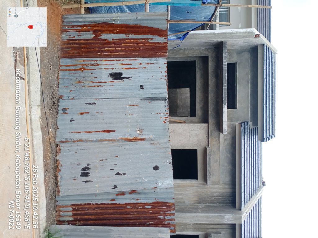 foto tampak rumah tipe NE 7 - 21 perumahan SERPONG NATURA CITY