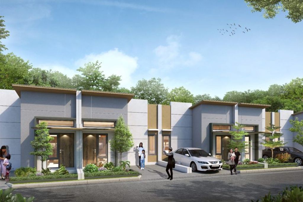 foto tampak rumah tipe Samara Residence perumahan PARAS ICON