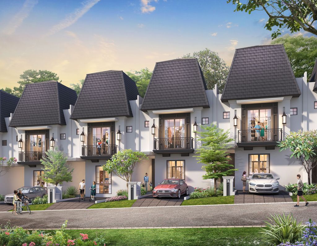 foto tampak rumah tipe 7 RED PREMIUM perumahan The Ebony Residence