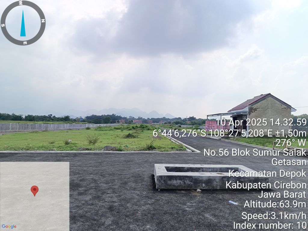 foto posisi tengah perumahan GRAHA KARTIKA GETASAN