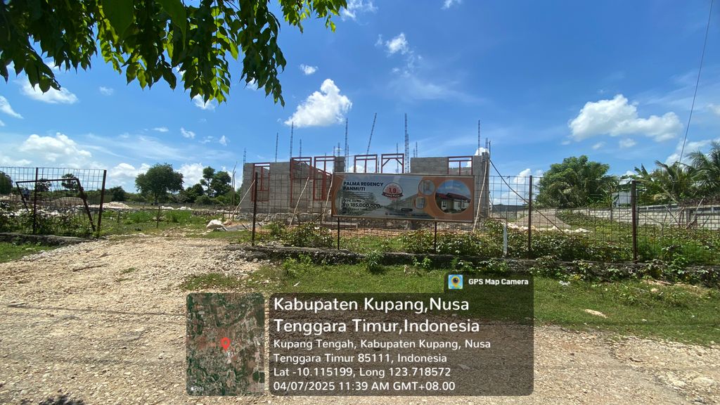 foto gerbang perumahan PALMA REGENCY