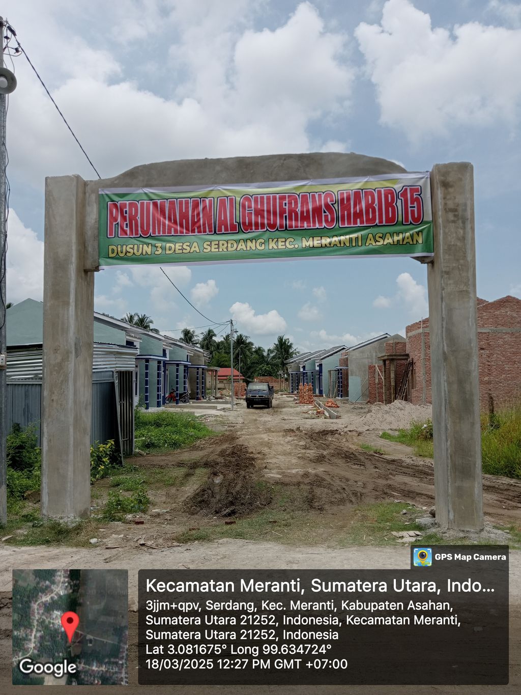 foto gerbang perumahan PERUMAHAN AL GUFRANS HABIB 15