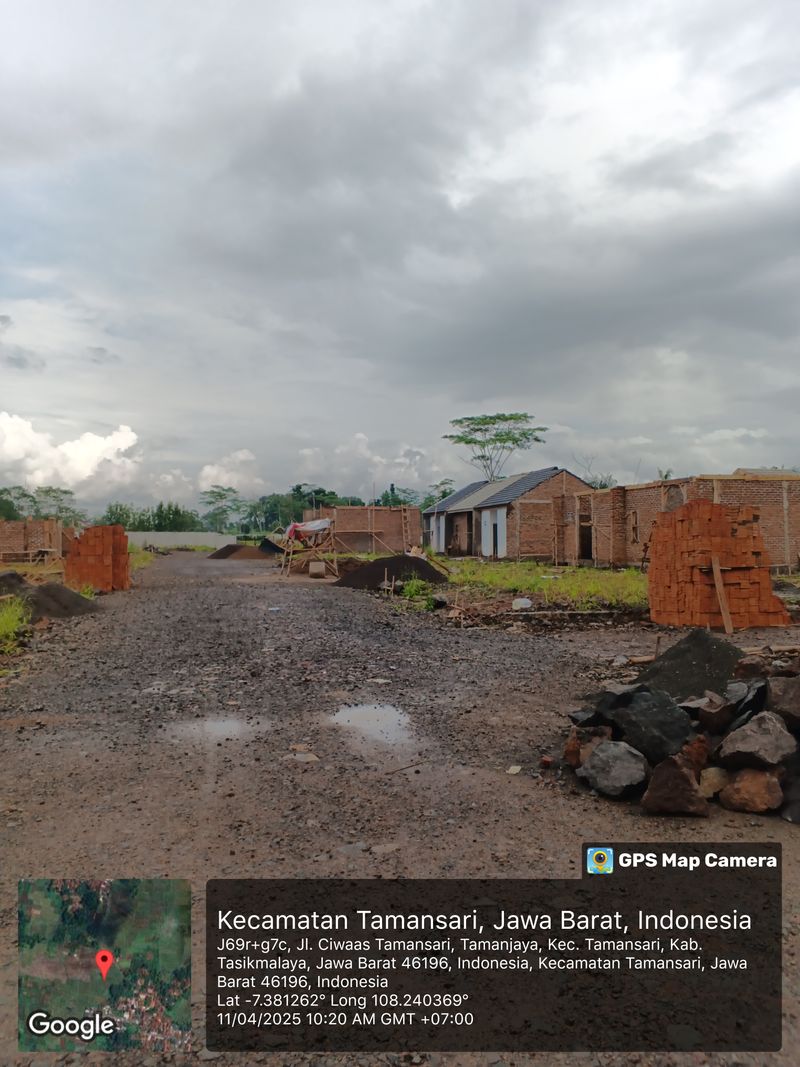 foto posisi tengah perumahan BHUMI ASKARA TAMANSARI