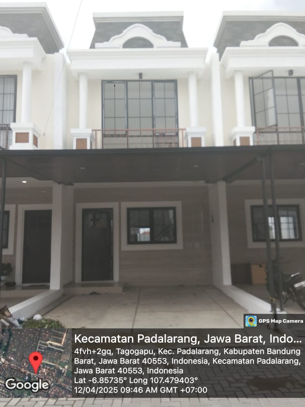 foto tampak rumah tipe 60 Compact Classic Athena 3 KT (731) perumahan G-Land Padalarang Estate