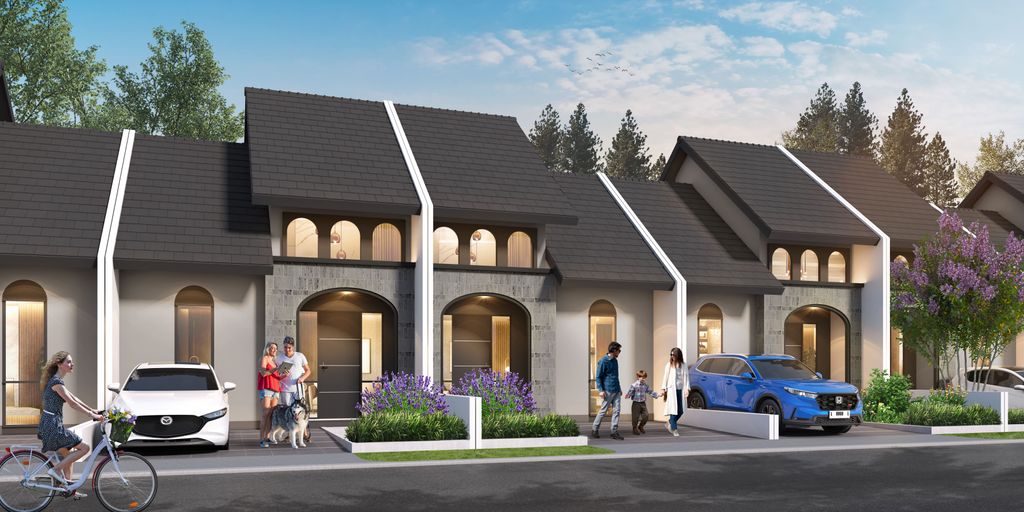 foto tampak rumah tipe FREESIA 3 perumahan CITRAINDAH CITY BUKIT FREESIA