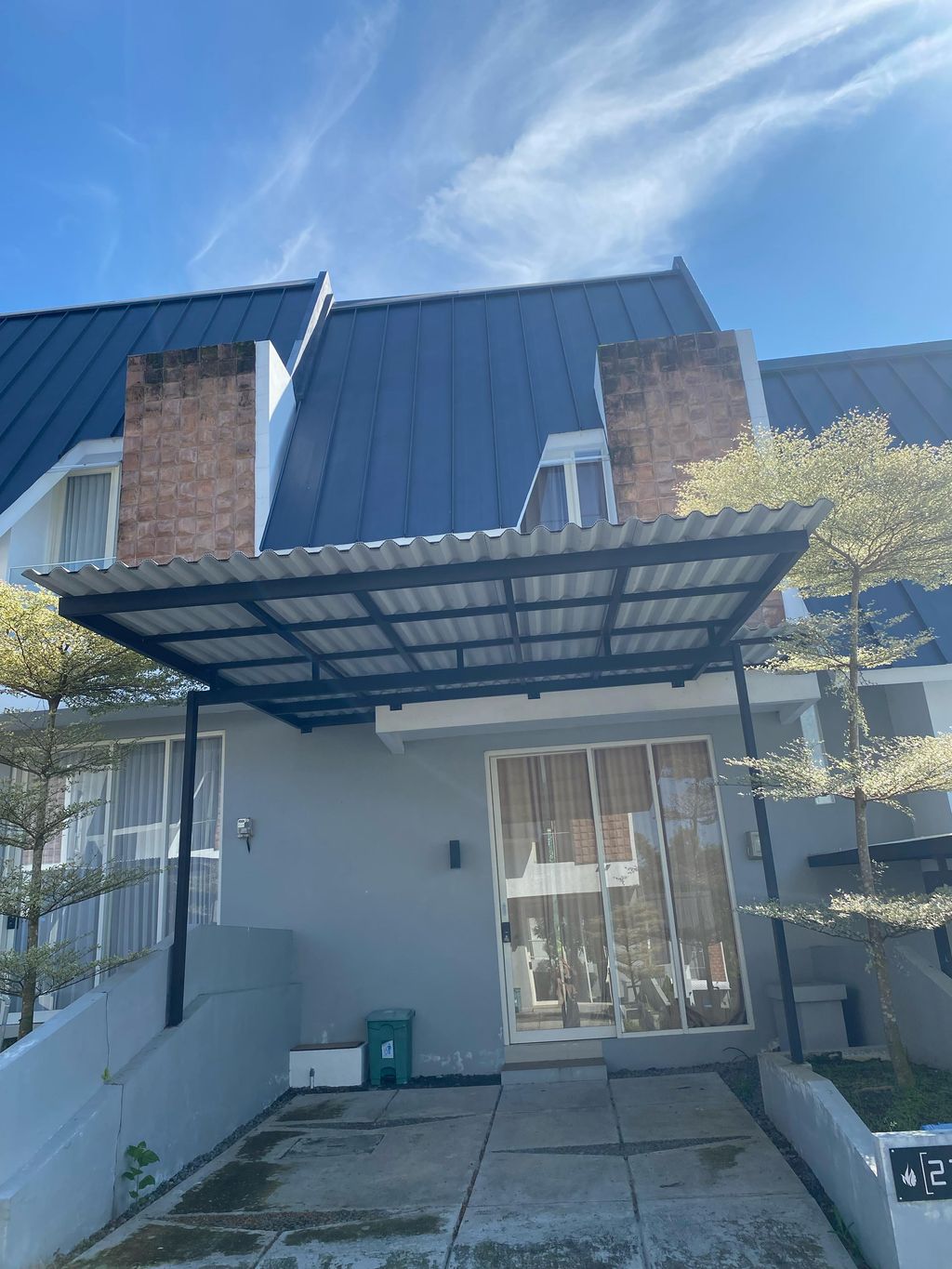 foto tampak rumah tipe Q-BIX 50/65 C perumahan BERNADY LAND SLAWU