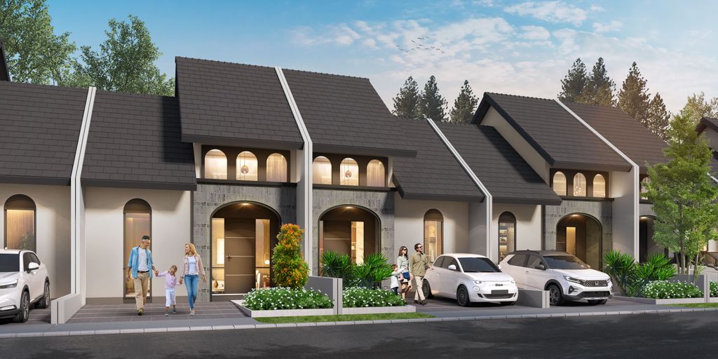 foto tampak rumah tipe FREESIA 1 perumahan CITRAINDAH CITY BUKIT FREESIA