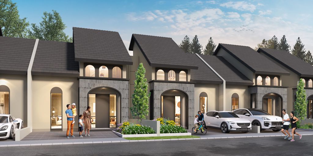 foto tampak rumah tipe FREESIA 4A perumahan CITRAINDAH CITY BUKIT FREESIA