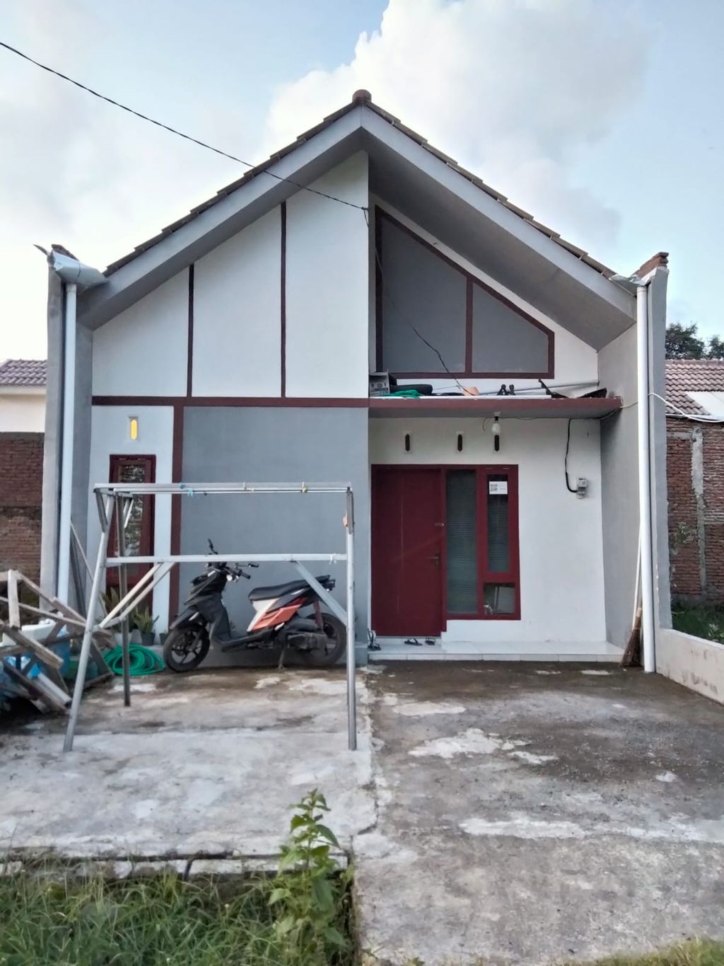 foto tampak rumah tipe 36/75 perumahan Basmalah Jabung Kota Baru 2