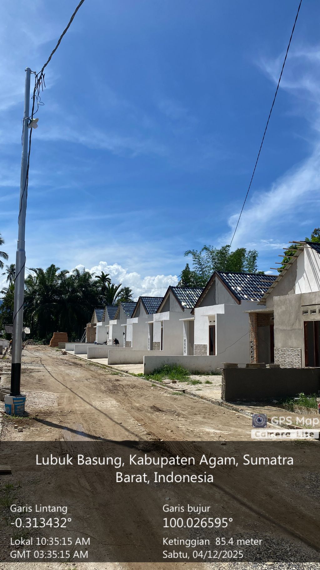 foto posisi tengah perumahan Villa Amira Tahap IV