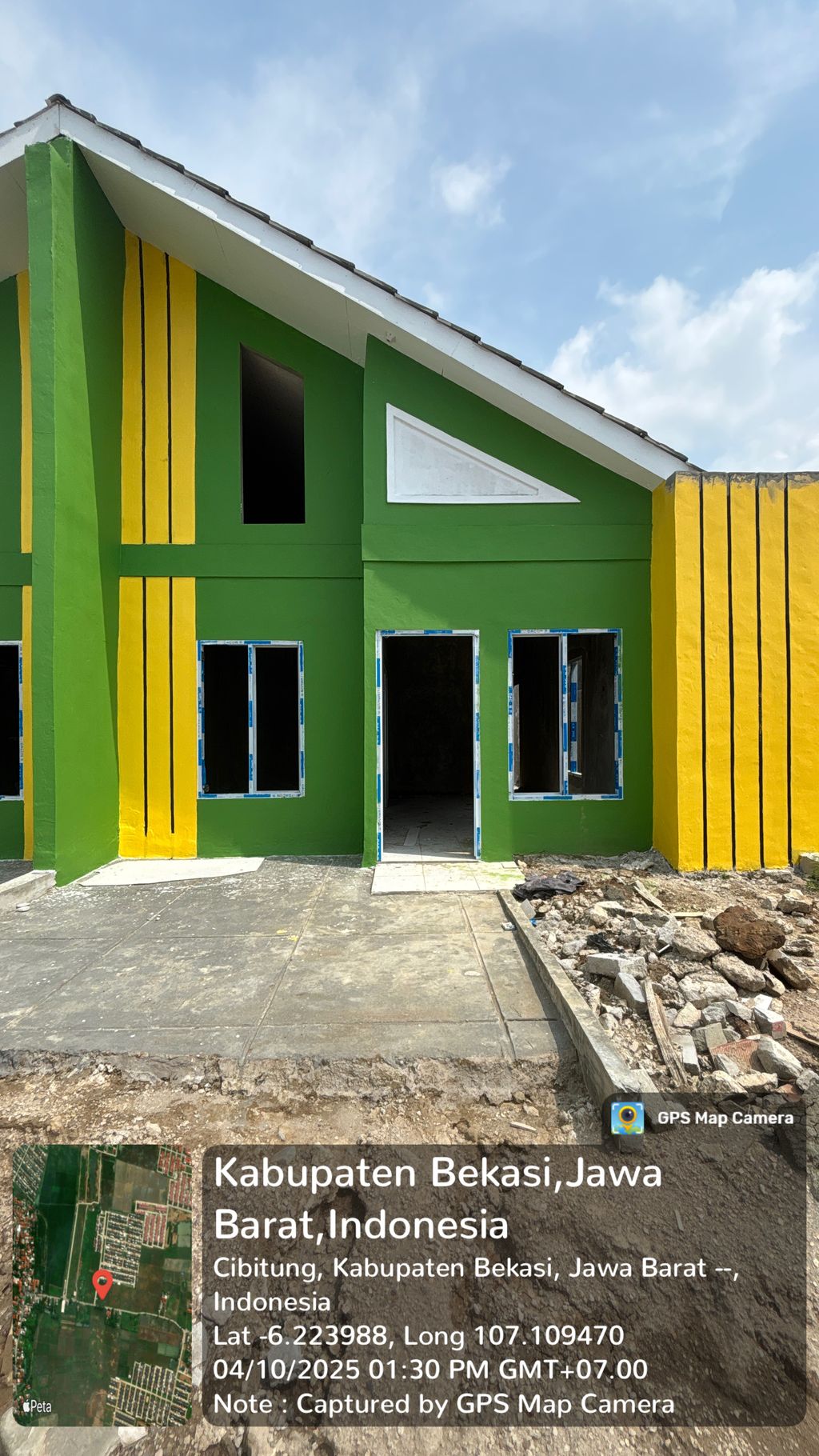 foto contoh rumah perumahan KARNAEN RESIDENCE KERTAMUKTI