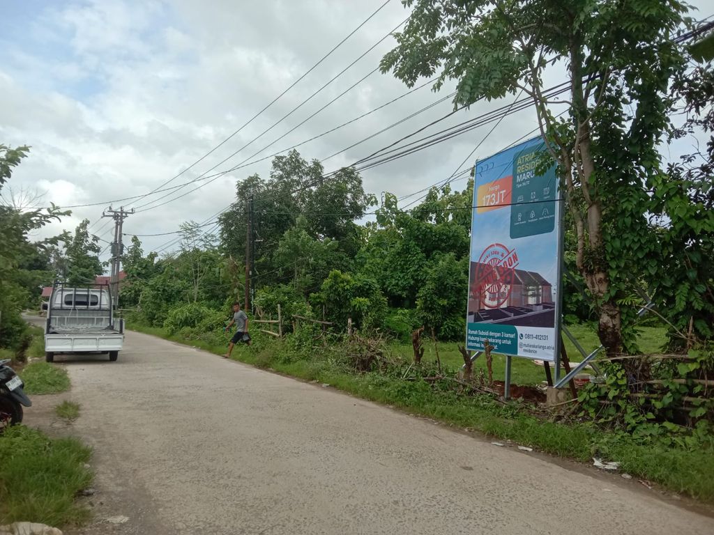 foto posisi tengah perumahan ATRIA RESIDENCE MARUSU