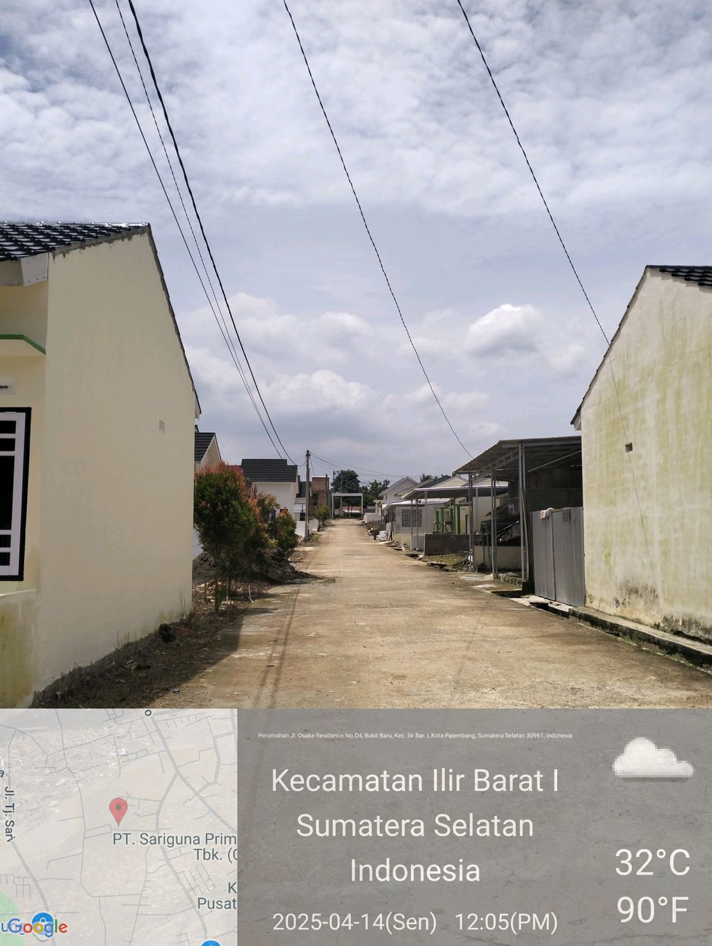 foto posisi tengah perumahan Osaka Residence 2