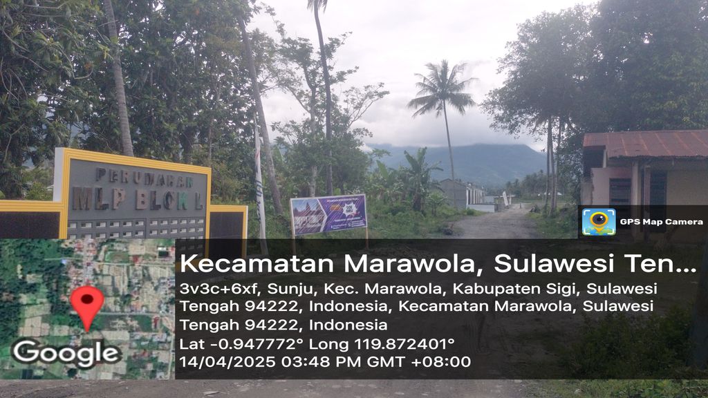 foto gerbang perumahan MLP BLOK L