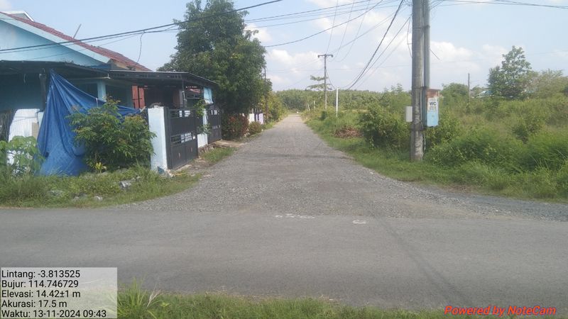 foto posisi tengah perumahan GRIYA PESONA BINTANG