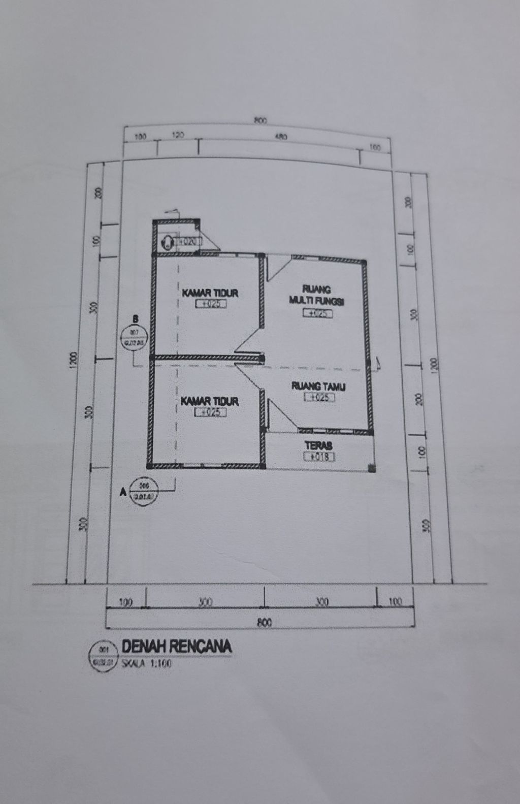 foto denah rumah tipe 36 perumahan PIALA RESIDENCE