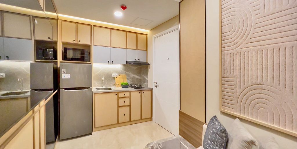 foto tampak rumah tipe STUDIO B perumahan PODOMORO CITY DELI MEDAN