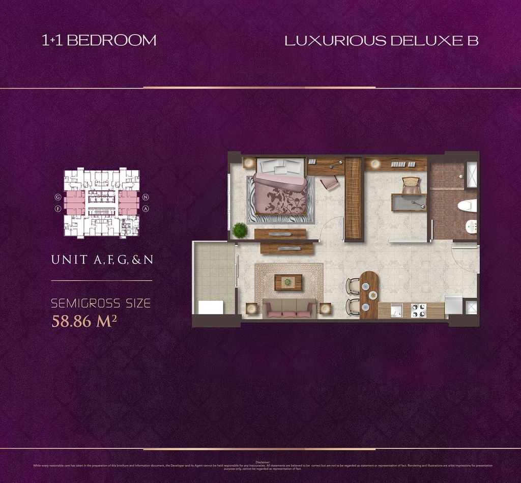 foto denah rumah tipe LUXURIOUS DELUXE B perumahan PODOMORO CITY DELI MEDAN