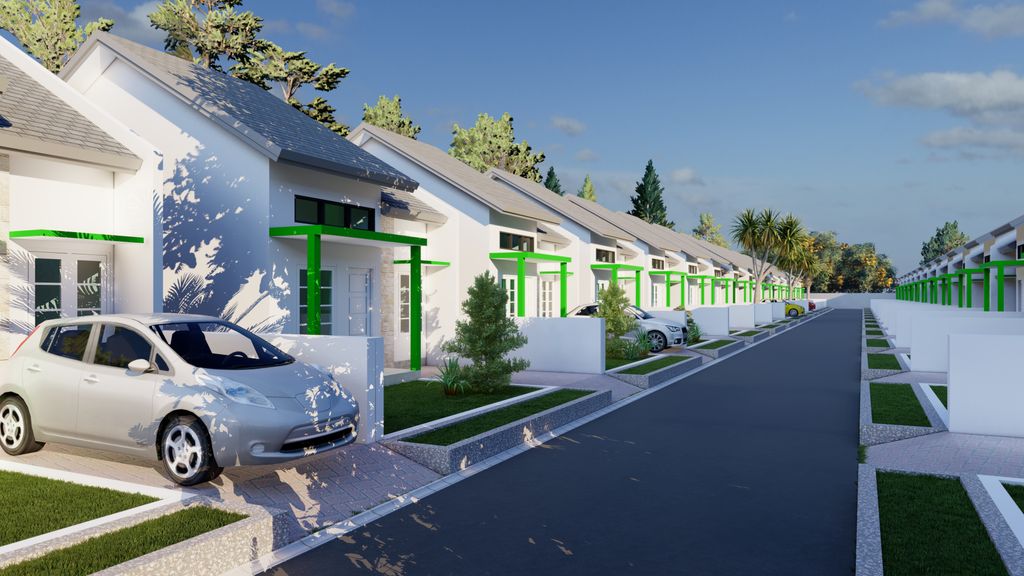 foto tampak rumah tipe Subsidi perumahan Osaka Residence 2