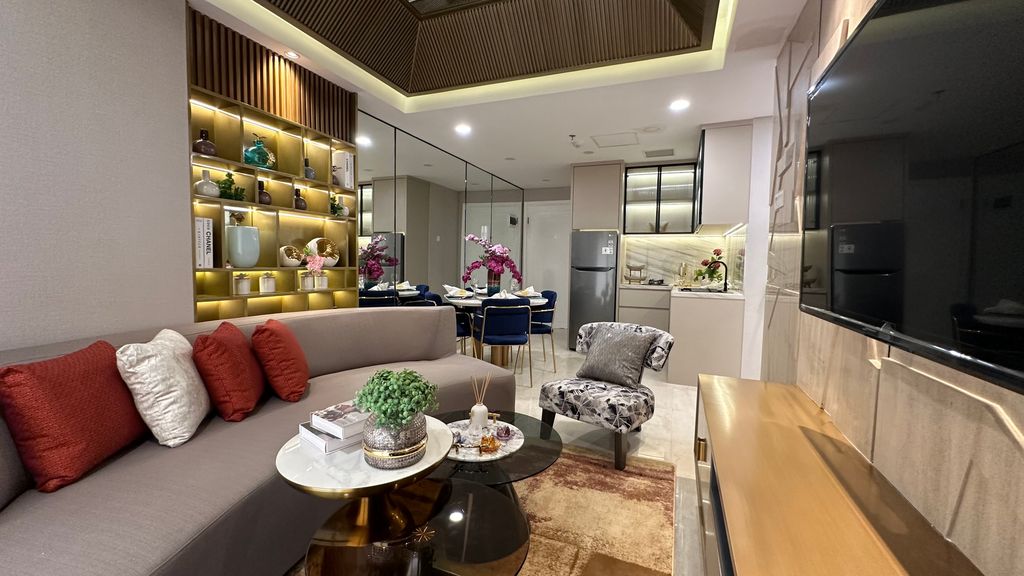 foto tampak rumah tipe LUXURIOUS DELUXE C perumahan PODOMORO CITY DELI MEDAN