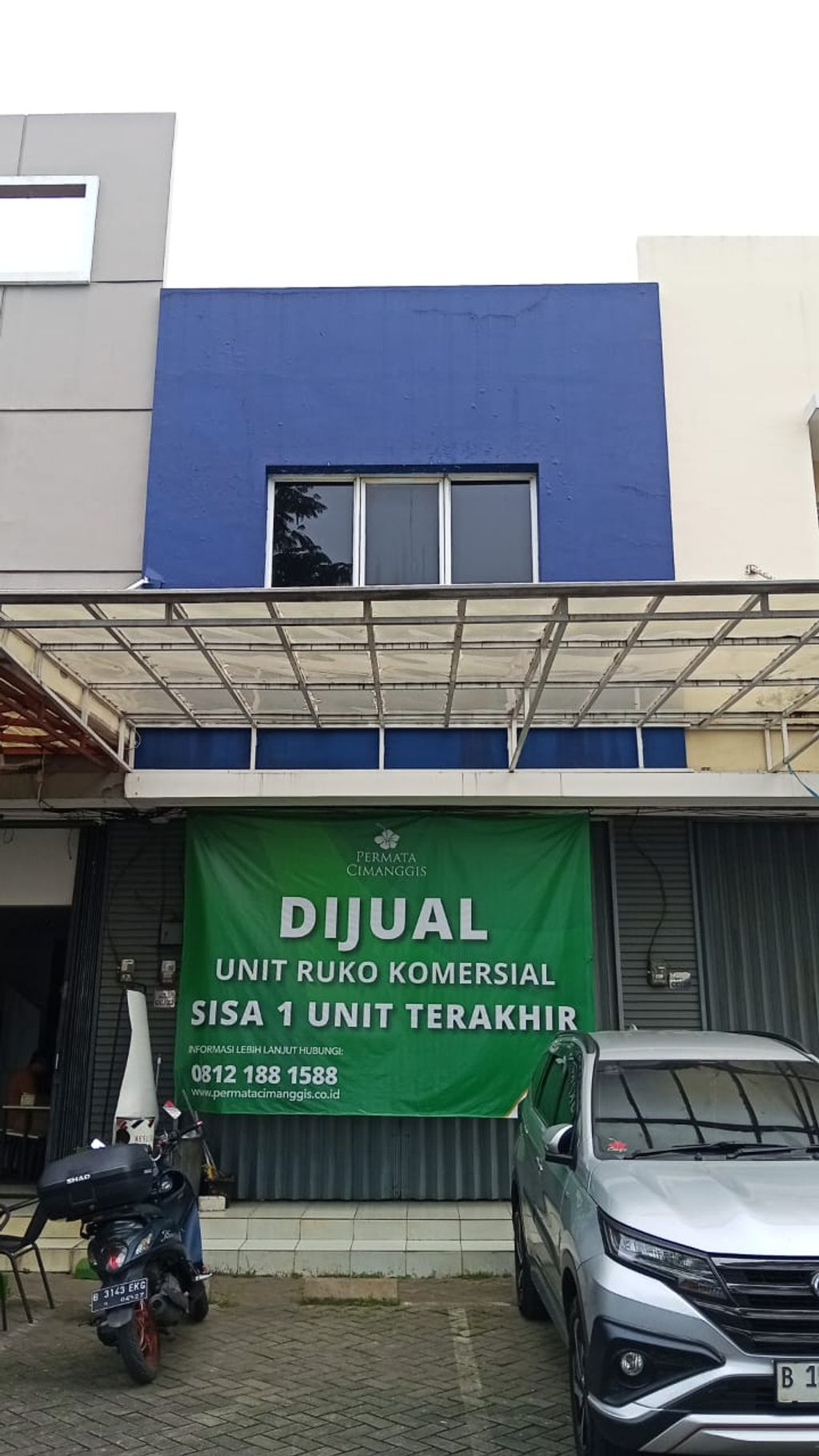 foto tampak rumah tipe CC 22 54/115 perumahan PERUMAHAN PERMATA CIMANGGIS THP 3