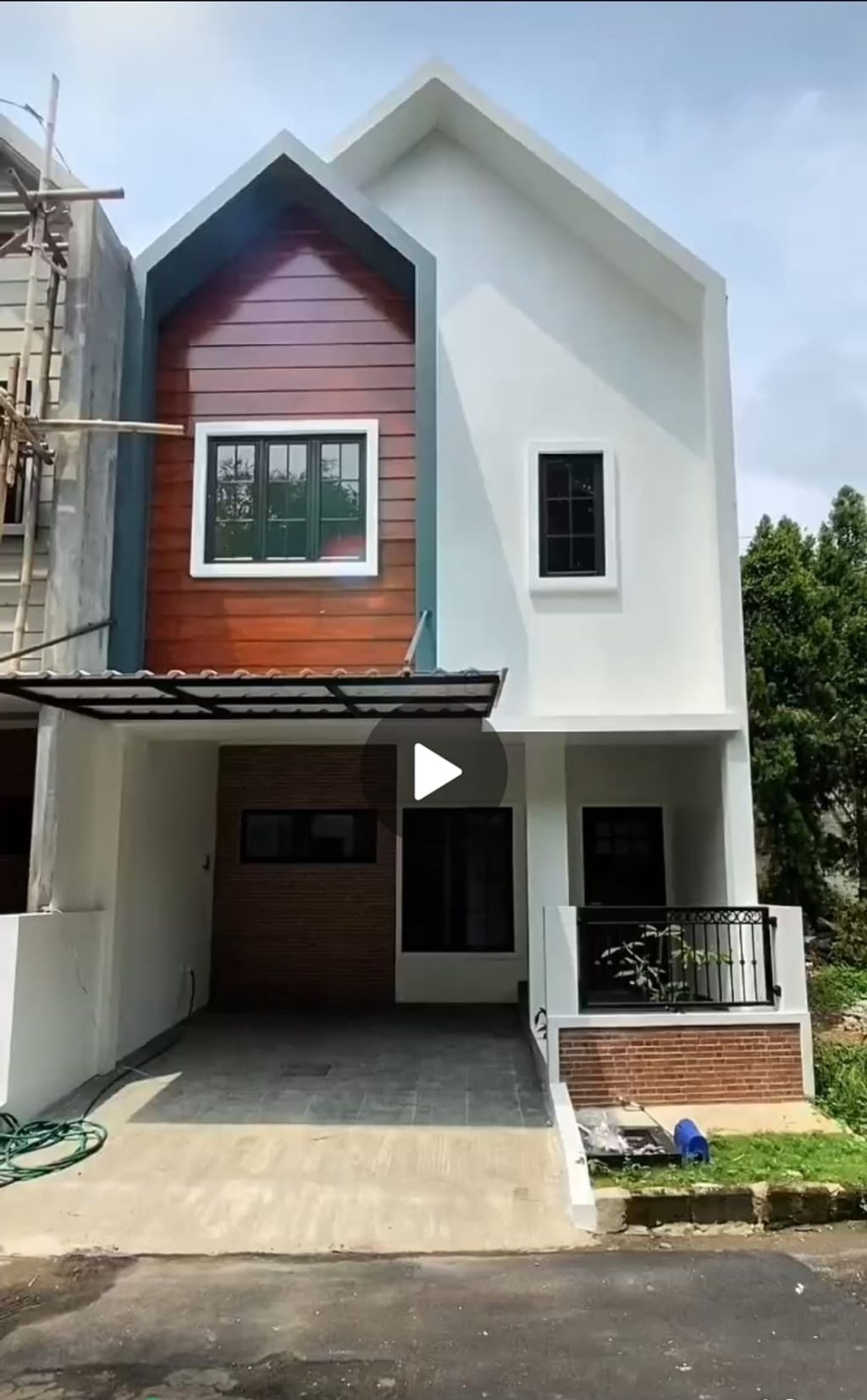 foto tampak rumah tipe B2-5 perumahan Perumahan Mutiara Sentul