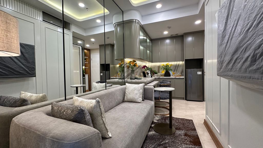 foto tampak rumah tipe LUXURIOUS DELUXE C perumahan PODOMORO CITY DELI MEDAN
