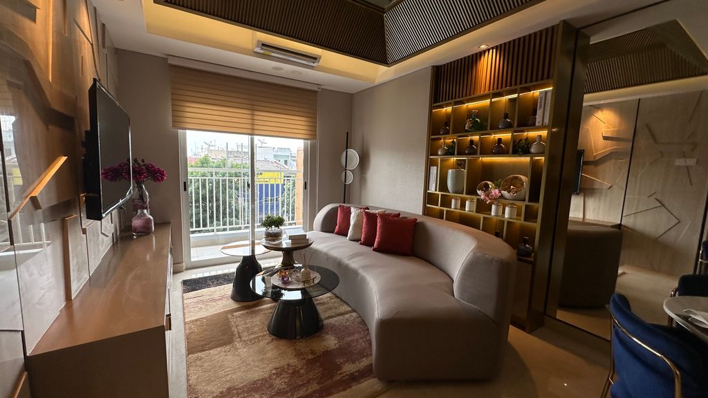 foto tampak rumah tipe LUXURIOUS SUITE B perumahan PODOMORO CITY DELI MEDAN