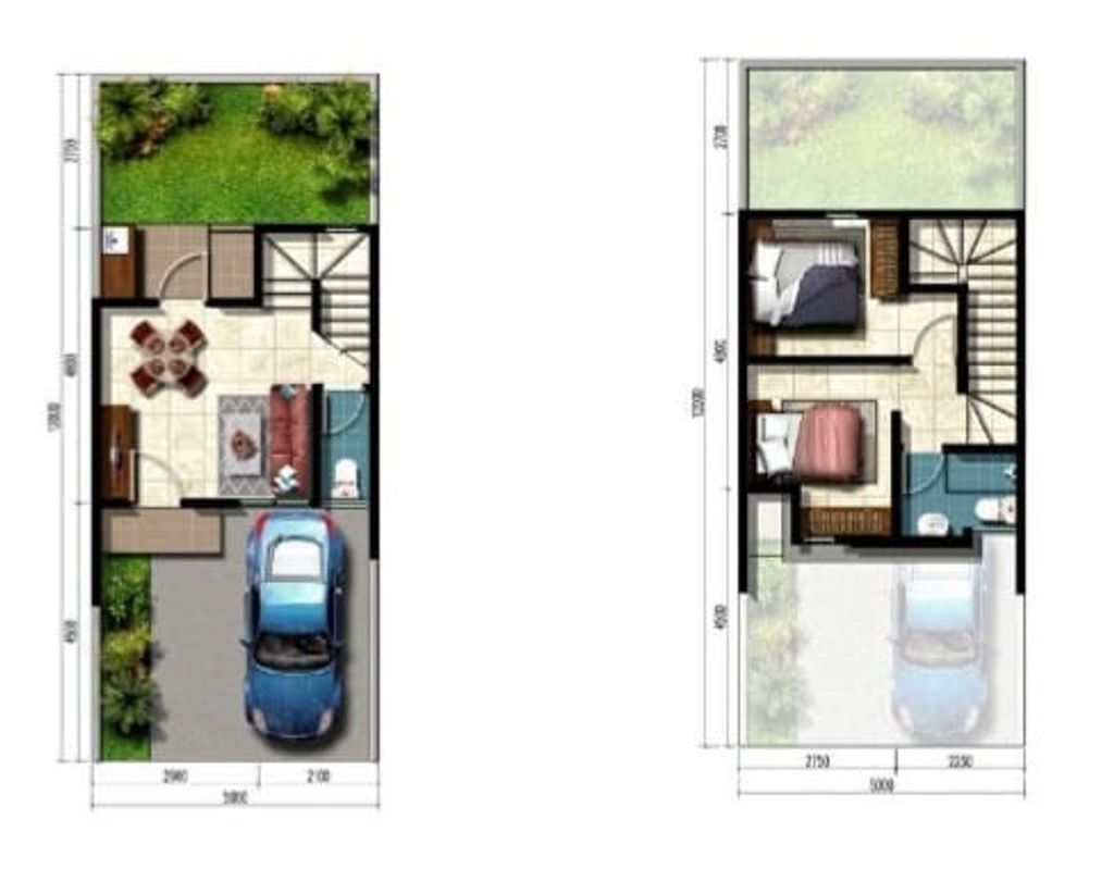 foto tampak rumah tipe AZALEA perumahan PURI JAYA 21