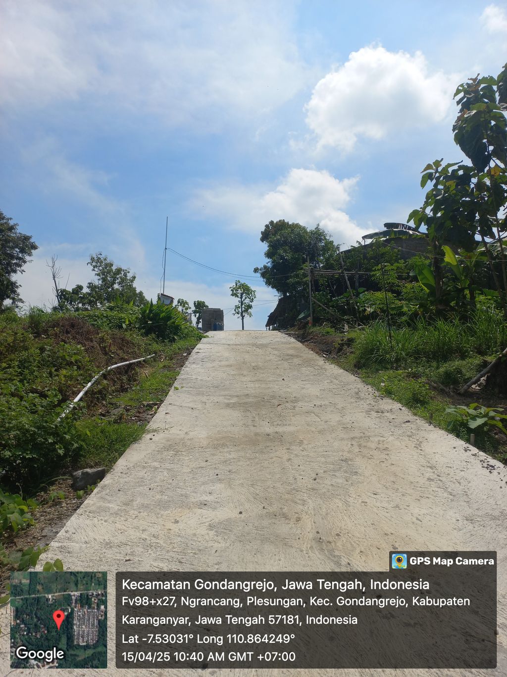 foto posisi tengah perumahan FORTUNA RESIDENCE