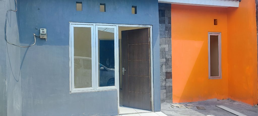 foto tampak rumah tipe 23/60 perumahan QUEEN GARDENIA 2