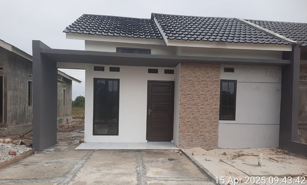 foto tampak rumah tipe 36 perumahan Griya uka harmoni tahap 2