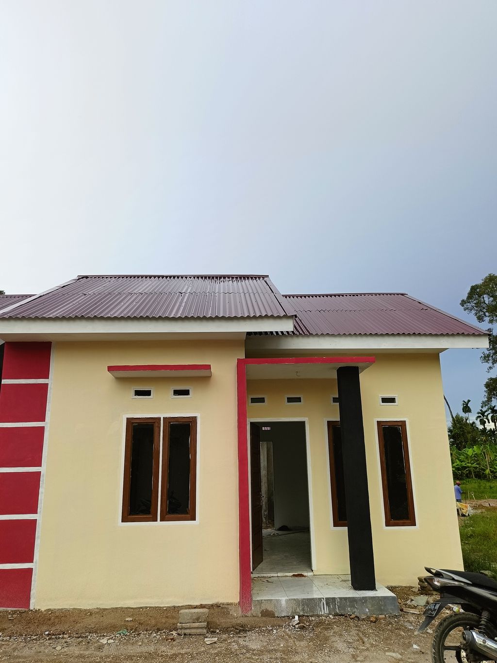 foto tampak rumah tipe 36/84 perumahan Pesona Anai Lestari 5