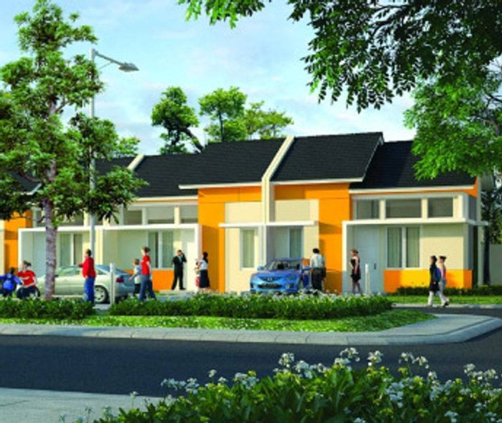 foto tampak rumah tipe KOMERSIL T42 perumahan PINANG MAS RESIDENCE