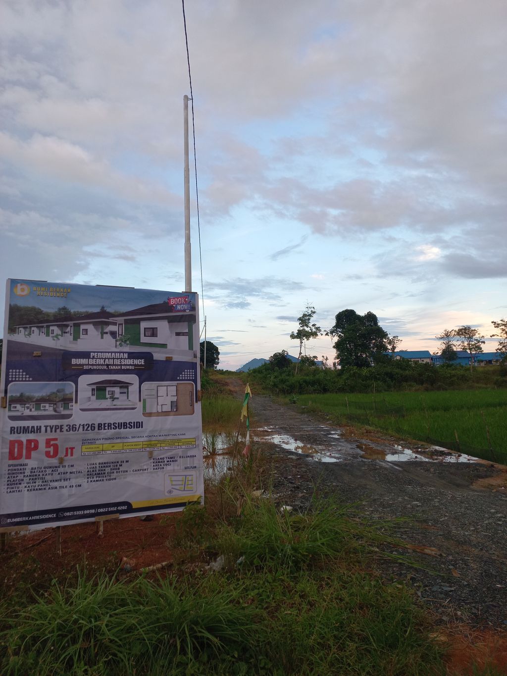 foto gerbang perumahan BUMI BERKAH RESIDENCE