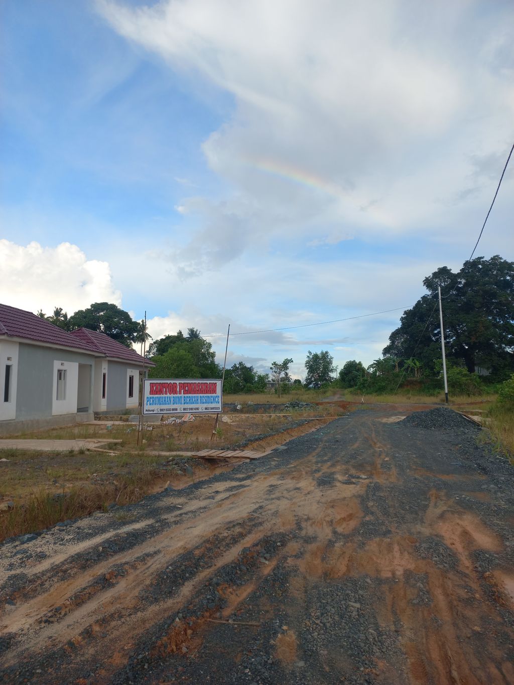 foto posisi tengah perumahan BUMI BERKAH RESIDENCE