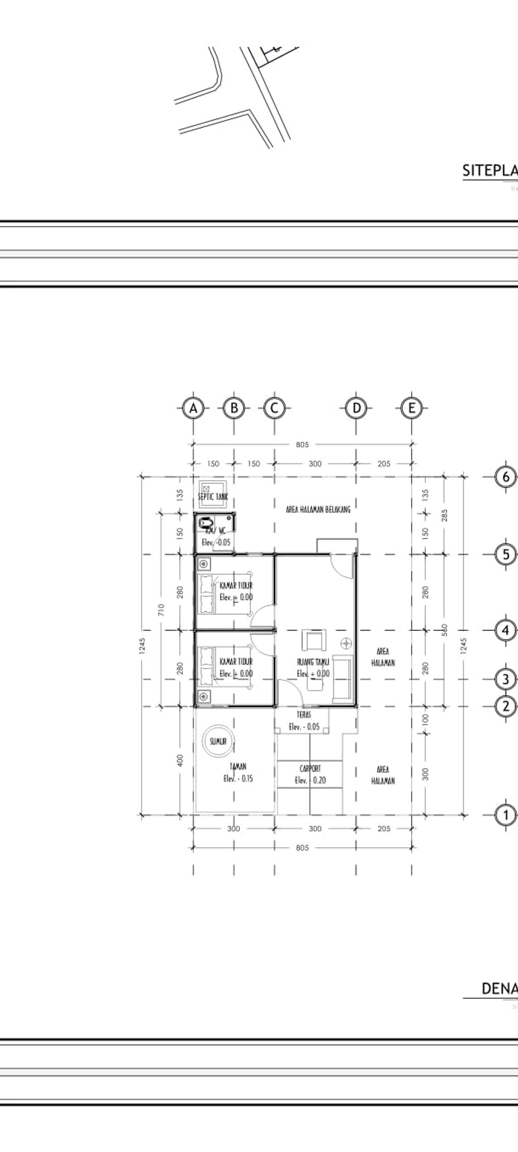 foto denah rumah tipe 36 perumahan Bratanata Residence 11