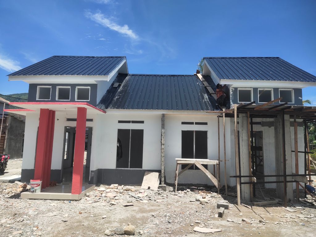 foto tampak rumah tipe 36 perumahan GRAHA VILLAGE RESIDENCE 2