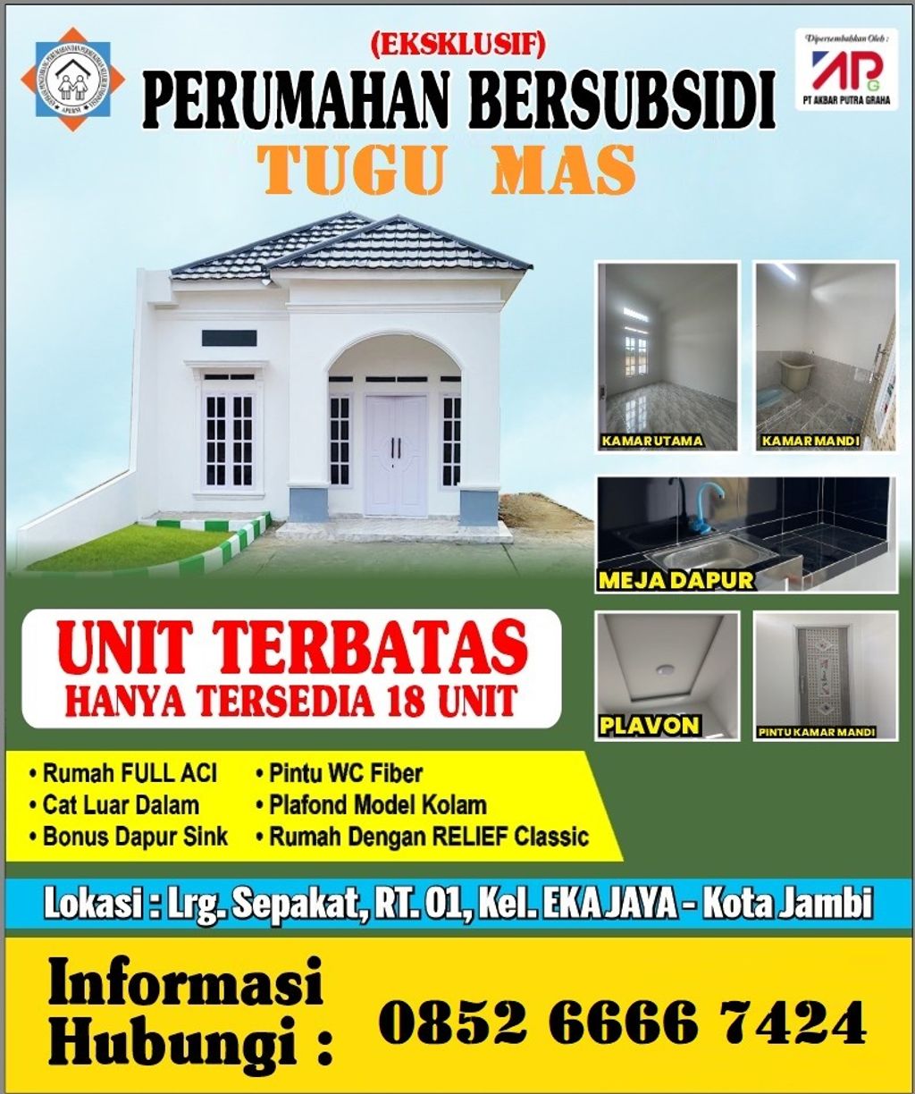 foto gerbang perumahan TUGU MAS