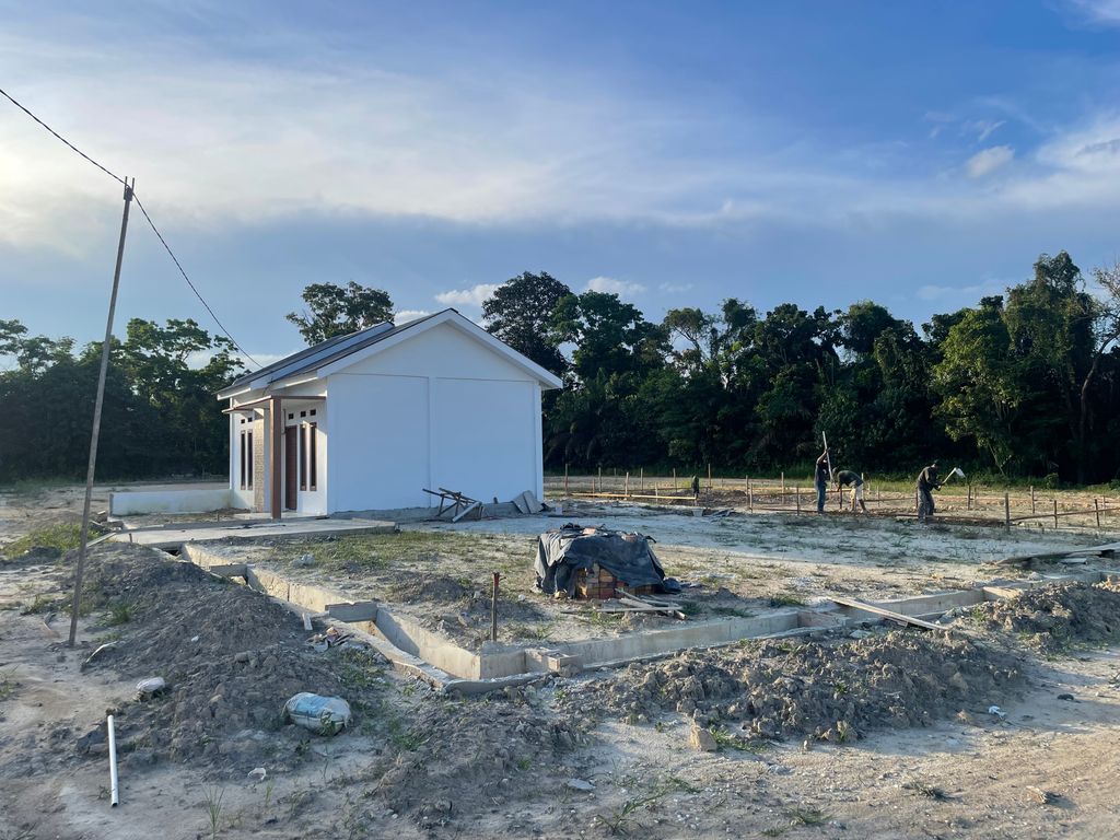 foto posisi tengah perumahan Taman Ibrahim Lestari