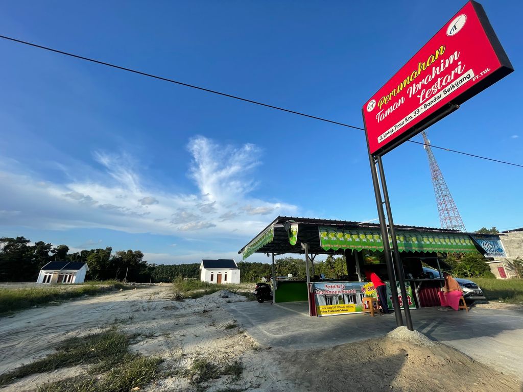 foto gerbang perumahan Taman Ibrahim Lestari