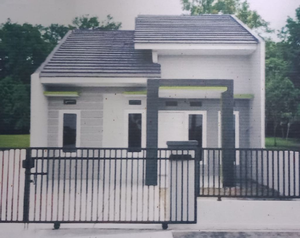 foto tampak rumah tipe 47/90 perumahan Taman Gading
