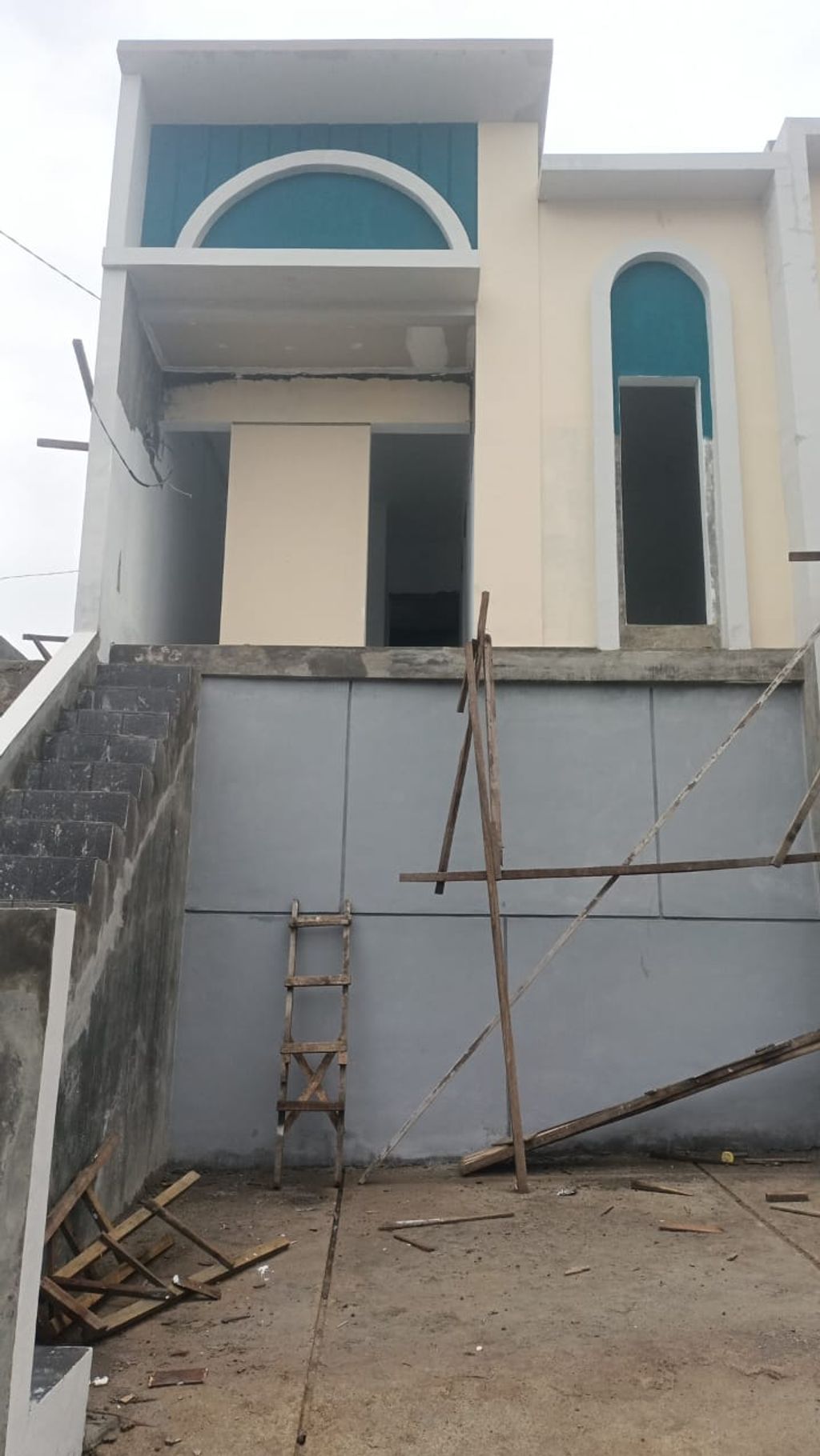 foto tampak rumah tipe 30 1 Lantai Kontur 3m(408) perumahan G-Land Padalarang Valley