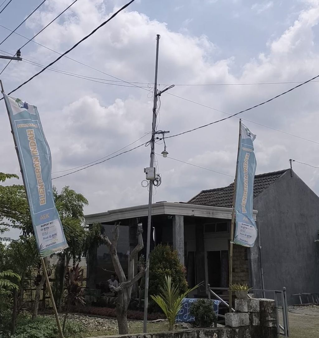 foto tampak rumah tipe komersil 2 perumahan Blenderan Indah