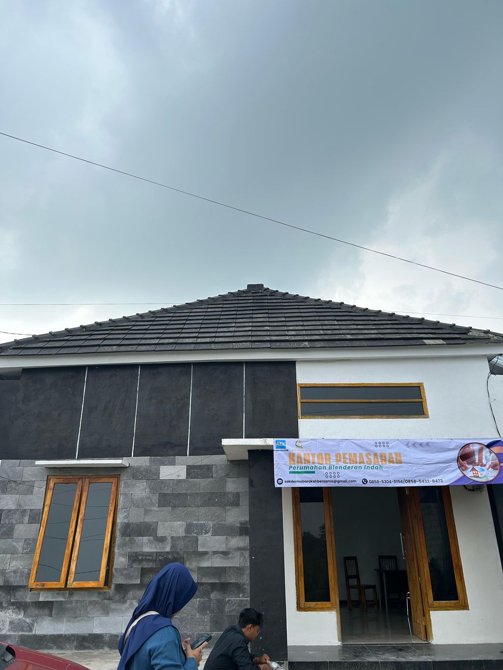 foto tampak rumah tipe komersil 1 perumahan Blenderan Indah